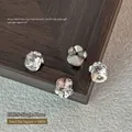 Funkelnder quadratischer 6x6mm Kristall-Nagelstein ohne Bodenstütze für die Maniküre - Kleine Squoval (H002#) / Kleine Squoval 6*6