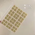 Grote multi-compartiment nagelkunst opbergdoos in wit eiken met helder klapdeksel - 1-in-4 Specificatie / Wit Eiken Kleur