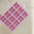 Luxe roze opbergdoos voor nail art-accessoires met een handig ontwerp met dubbele vakken - 1-in-2 Specificatie / Roze