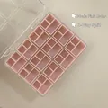 Nude roze opbergdoos voor nagelkunstaccessoires met multi-compartiment organizer - 1-in-3 Specificatie / Nude roze