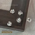 Herzförmiges glitzerndes Kristall-Nagelkunst-Zubehör 8x8mm für eine elegante Maniküre - Herz 8*8