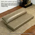 Juego de almohadillas para manos terracota estilo Wabi Sabi para manicura, diseño inclinado - Juego de Almohada de Mano / Terracota