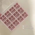 Minimalistische paarse nail art opbergdoos met 1-tot-3 verdeelde vakken voor accessoires - 1-in-3 Specificatie / Mistpaars