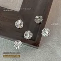 Funkelnde Schneeflocken-Kristall-Nagelkunst-Strasssteine, 10x10mm facettierte Steine für Maniküre - Schneeflocke 10*10