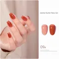 Vernis à ongles gel caramel nude translucide teinte 09 effet de construction naturelle - Nude Translucide (75#) / 15ml