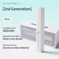 Professional handheld white UV nail lamp with 400mAh rechargeable battery for gel polish - Handheld Bar Lamp / 400mAh Aluminum Alloy Model / White