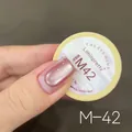 Premium rouge powder cat eye nail gel for professional manicures, glossy finish, shade M42 - 5g (Canned) / M42# (Rouge Pink)