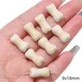 9x18mm cream bone-shaped ceramic loose beads for DIY necklace and bracelet jewelry making - Bone / 2 Pieces/Pack (9x18mm) / Brown