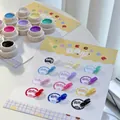 Juego profesional de 12 colores de esmalte en gel DIY para uñas con carta de colores - Con Capa de Base / Juego de 12 Colores
