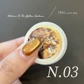 Gel à ongles œil de chat professionnel marron doré N.03 avec texture de soie lisse - Automne Doré 03