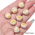12x11mm ceramic cat paw loose beads for DIY jewelry making - Cat Paw