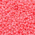 Perles en tube acrylique rose 4mm de haute qualité pour la création de bijoux DIY - Paquet de 10g (Environ 300 Pièces) / Rose Pastèque