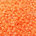Perles cylindriques en acrylique orange de 4 mm pour la création de bijoux DIY fait main - Orange