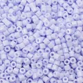 Perles tubes en acrylique lavande 4mm pour accessoires de création de bijoux - Bleu clair