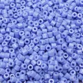Perles tubes en acrylique lavande cylindriques de 4 mm pour la création de bijoux - Bleu