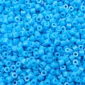 Perles en tube acrylique bleu ciel 4mm pour la création de bijoux et bracelets DIY - Bleu foncé