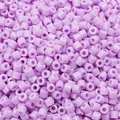 Perles cylindriques en acrylique lavande de 4 mm pour la création de bijoux DIY et artisanat - Mauve Clair