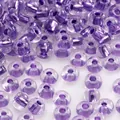 High quality transparent purple glass seed beads for DIY handmade jewelry crafting - Style #20 / 3mm Approx. 1mm Hole 10g/Pack Approx. 280pcs / Purple