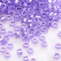 Lustrous purple glass seed beads for DIY handmade bracelet and necklace jewelry projects - Style #27 / 2.5mm (Hole 1mm) 10g/Pack Approx. 720 Beads