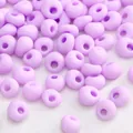 Premium matte lavender purple glass seed beads for DIY jewelry making and crafts - Style #37 / 4mm (Hole Approx. 0.5mm) 10g/Pack Approx. 110 Pcs / Matte Purple