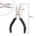 Multi-step bail making pliers for jewelry DIY with 6cm jaw and 16cm total length. - 6-in-1 Bail Making Pliers (#21)