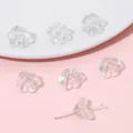 Perles de verre claires muguet pour accessoires de création de bijoux DIY - Transparent Irisé
