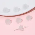 Perles de muguet en verre dépoli blanc pour la création de bijoux DIY très élégants - Blanc Porcelaine