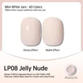 Japanese style LP08 Jelly Nude gel nail polish with glossy and matte finish effects - Jelly Nude (LP08)