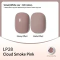 Japanese style canned nail gel polish in smoky pink LP28 with matte and glossy finish options - Smoky Pink (LP28)