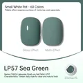 Japanese style canned nail polish gel in LP57 sea cyan green with glossy and matte effects - Sea Green (LP57)
