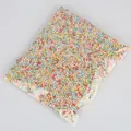 Bag of colorful macaron foam beads for DIY crafts and gift box filling materials - Approx. 8000 Pieces / 2-4mm / Random Mixed Colors