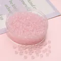 Translucent 2x4mm pink glass abacus beads for handmade DIY jewelry craft making - 2x4mm (Aperture Approx. 1mm) / 10g/Bag (Approx. 150 Pcs) / Light Pink
