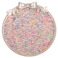 Colorful AB-coated iridescent acrylic round beads without holes for DIY jewelry making - Random Mixed Colors / 6mm (25 Pieces)