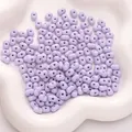 8x5mm lavendelkleurige acryl pinda-vormige kralen voor DIY sieraden en telefoonketens - 8x5mm / 50 Stuks/Verpakking / Paars