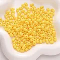 Gele 8x5mm acryl kralen in pindavorm voor DIY handgemaakte sieraden en telefoonkettingen - 8x5mm / 50 Stuks/Verpakking / Geel