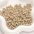 8x5mm beige acryl pindakralen voor creatieve DIY-sieraden en telefoonkettingen - 8x5mm / 50 Stuks/Verpakking / Bruin