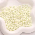 Premium 8x5mm crèmewitte acryl pindakralen met dubbel gat voor het maken van DIY-sieraden - 8x5mm / 50 Stuks/Verpakking / Beige