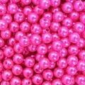 High-gloss hot pink ABS imitation pearl round beads for jewelry making - 8mm (Approx. 150 Pcs/Pack) / Light Rose