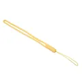 Cinturino da polso in silicone liquido giallo per accessori portachiavi fai-da-te - 1 Pezzo / Giallo