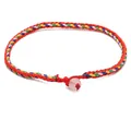 Handmade colorful braided rope bracelet with pink bead accent for Dragon Boat Festival - Five-Color Rope (Thin) / 21cm (1 Piece/Pack) / Colorful