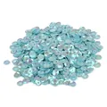 Iridescent light blue cupped sequins for DIY clothing decoration and stage costume accessories - Cupped Sequin Style (No. 2) / 20g/Pack (Dia 6mm) / Lake Blue