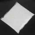 Small white foam beads for gift box filling and DIY craft materials in clear bag - Approx. 8000 Pieces / 2-4mm / White
