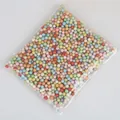 Mixed macaron colorful foam beads for DIY handmade crafts and gift box filler material - Approx. 900 Pieces / 5-10mm / Random Mixed Colors