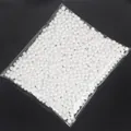 High-quality small white foam beads for DIY crafts and decorative gift box filling material - Approx. 900 Pieces / 5-10mm / White