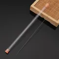 Stainless steel beading needle with side opening design and clear plastic storage tube - Side Open Beading Needle / 17cm (0.5mm) 1 Piece