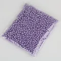 Pack of small purple foam beads filling for DIY crafts and gift box decoration materials - Approx. 900 Pieces / 5-10mm / Purple