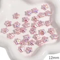 12mm rosa schillernde sternförmige ABS-Perlen für die kreative DIY-Schmuckherstellung - Stern 12mm / 2 Stück / Rosa