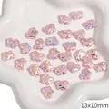 Irisierende rosa Schmetterling ABS Perlen 13x10mm für die kreative DIY Schmuckherstellung - Schmetterling 13x10mm / 2 Stück / Rosa