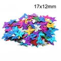 17x12mm Multicolor butterfly holographic sequins for DIY craft and clothing decoration - Laser Butterfly / 17x12mm (20g/Pack, Approx. 450pcs) / Multicolor