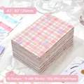 Colorful A7 decorative memo pad stack with 400 sheets of 120g white kraft paper - A7 Multicolor Paper Brick 400 Sheets (80*120mm)